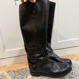 Tory Burch Black Over the Knee Boots